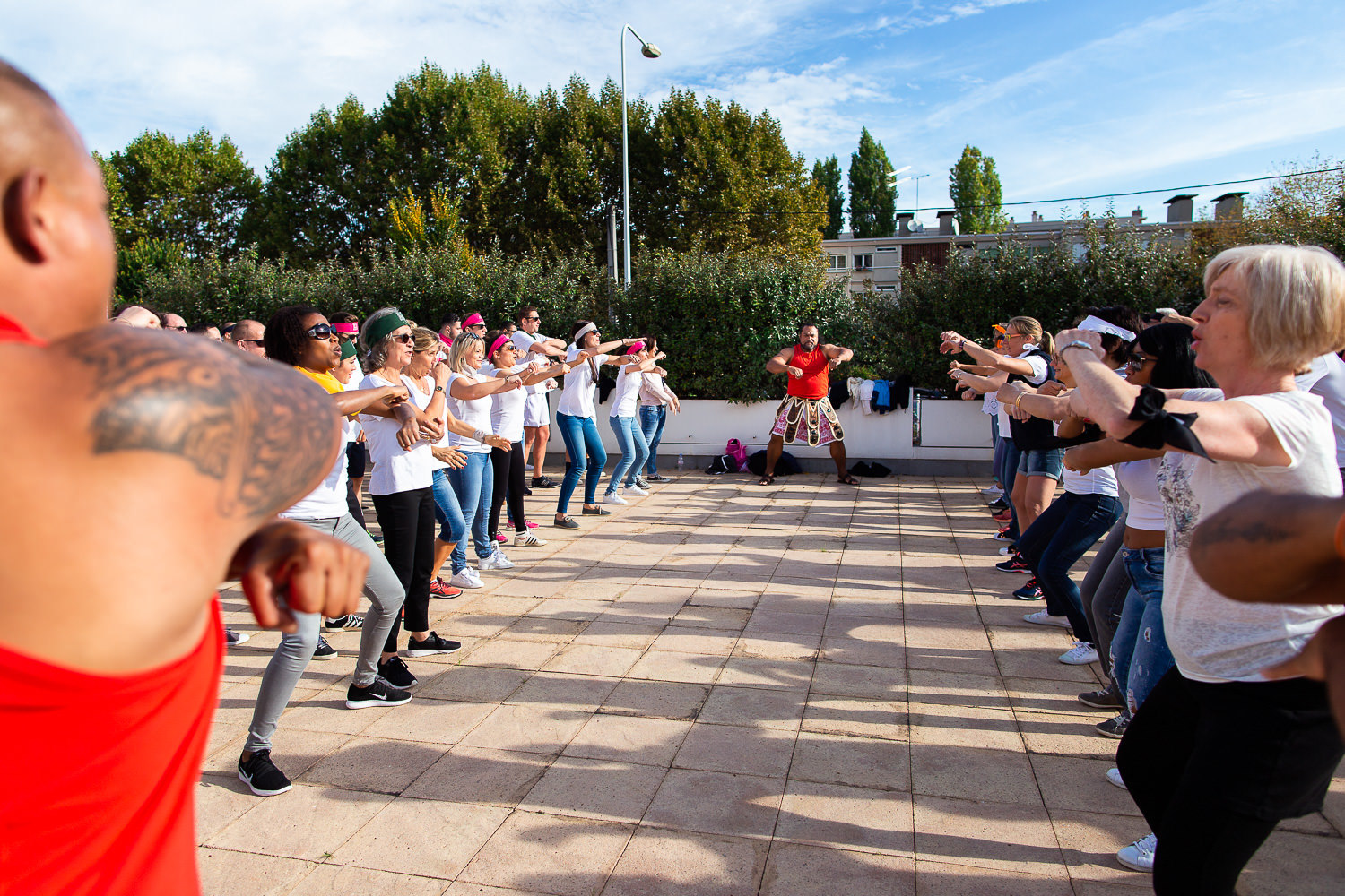 Reportage photo sur une activité team building lors d'un séminaire à Lyon