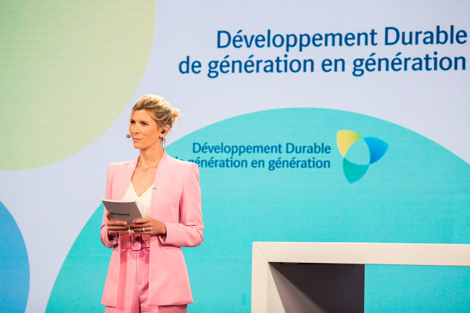 Reportage photo lors d'un plateau tv pour un séminaire live à Lyon