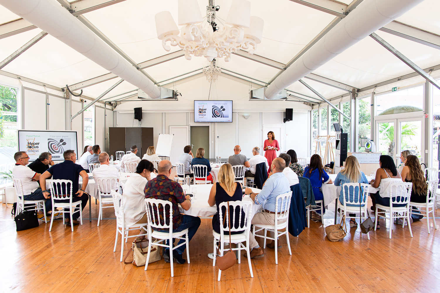 Reportage photo lors d'un séminaire au domaine de Suzel proche de Bourgoin