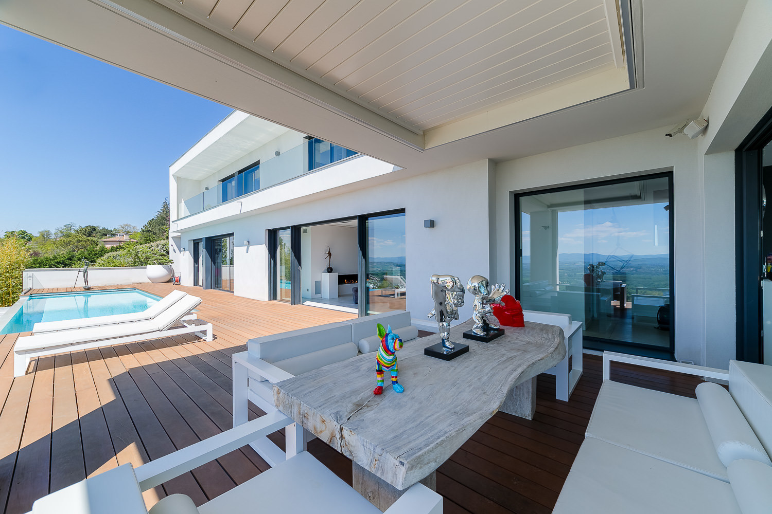 Photo immobilière pour villa de luxe près de Lyon