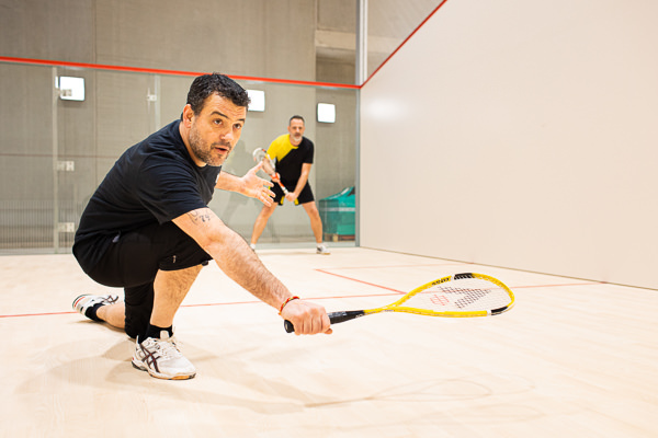 Illustration des salles de squash de Hall 22 à Charvieu