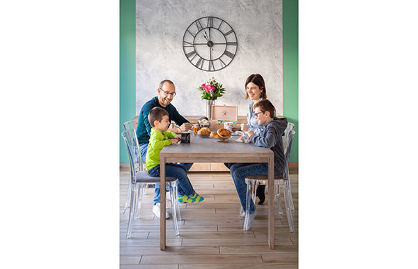 Photo de famille pour la couverture du magazine de Lionrose