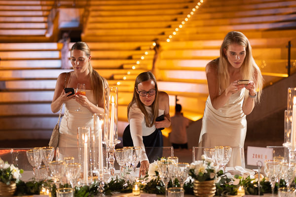 Reportage photo lors d'une soirée d'entreprise à Rome