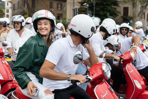 Reportage photo sur un tour en Vespa dans Rome
