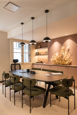 Illustration de la salle de réunion à Lyon