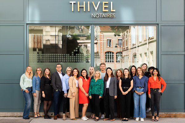 Photo de groupe de notaires à Lyon